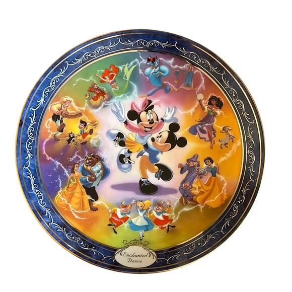 Disney Bradford Exchange Vintage Enchanted Dance 2nd in Magical Disney Moments - Picture 1 of 4